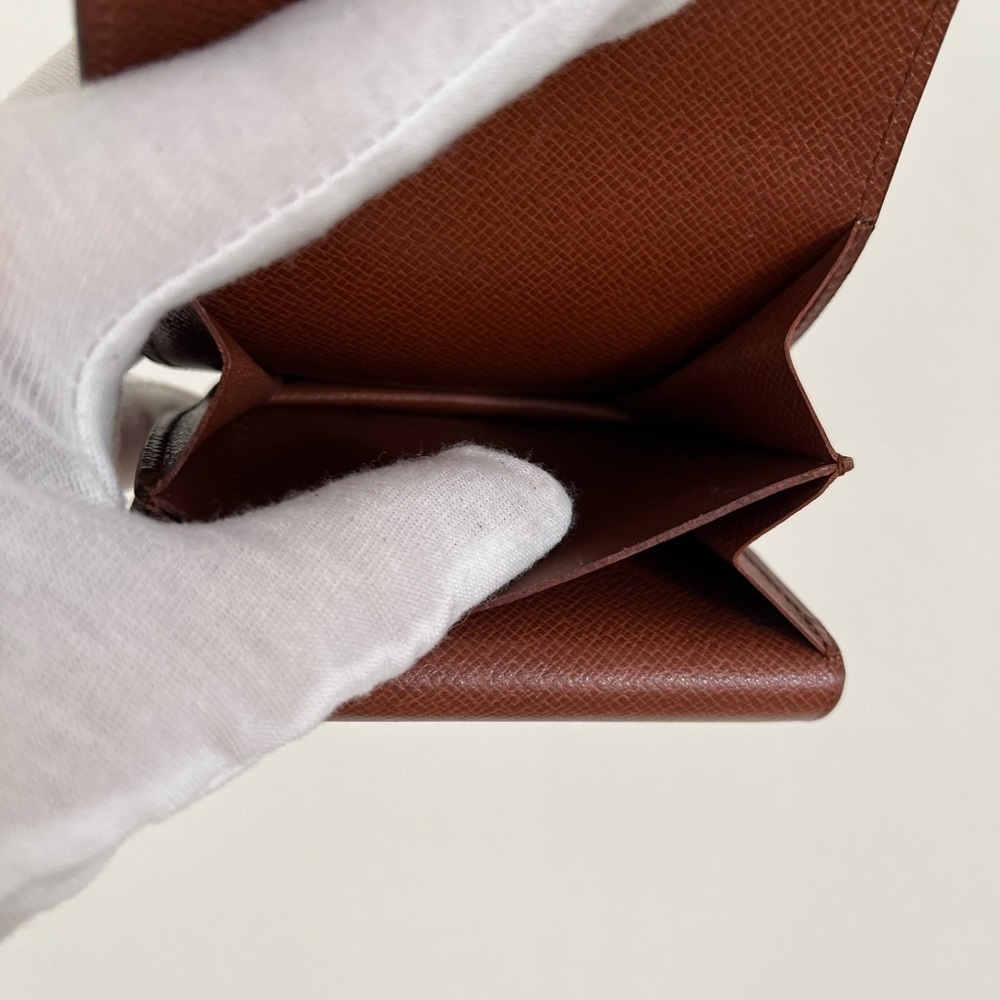 Vintage Louis Vuitton Monogram Coin Purse Wallet Porte Monnaie Gusset 1993 - Picture 11 of 17